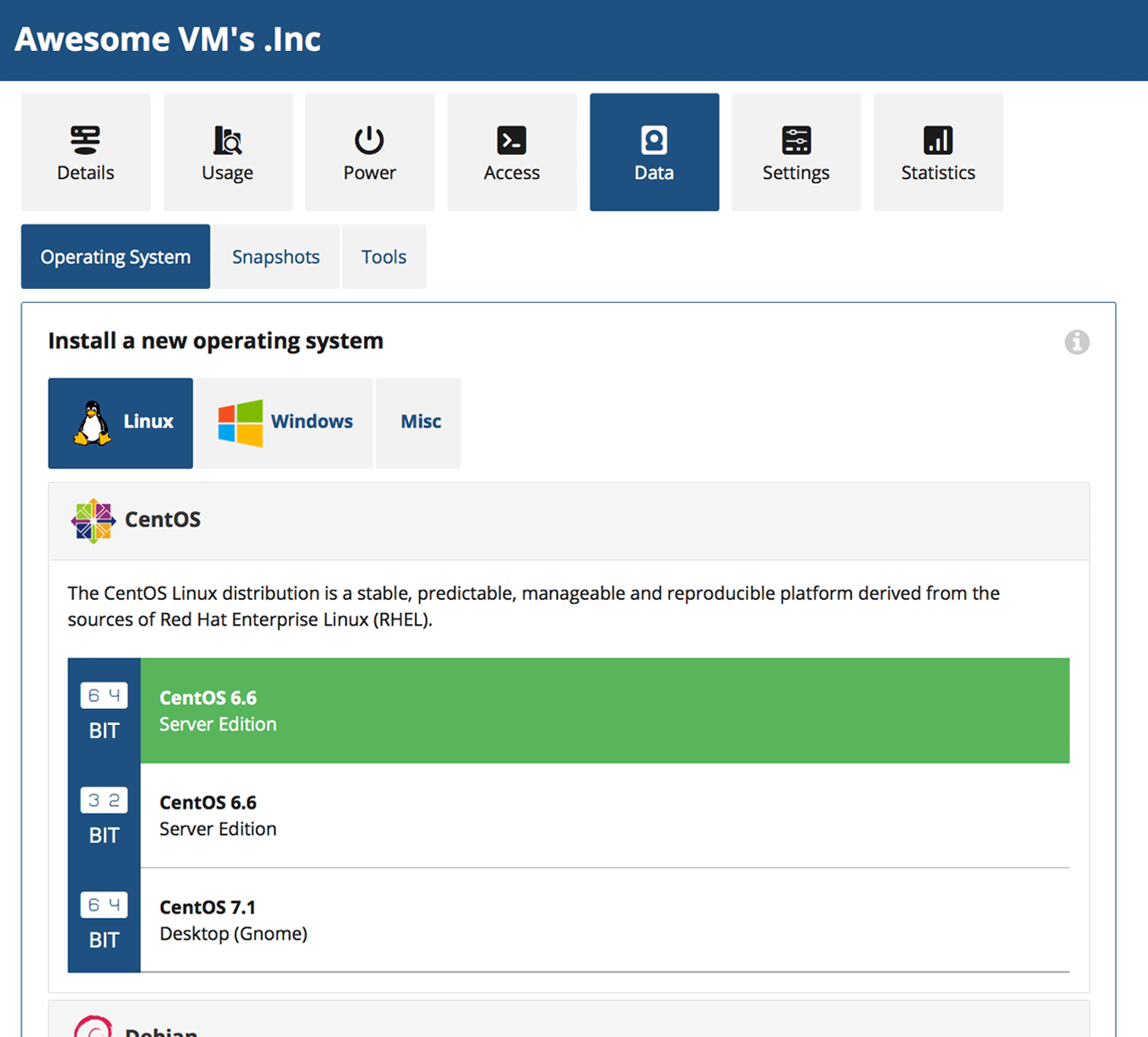 VPS hosting